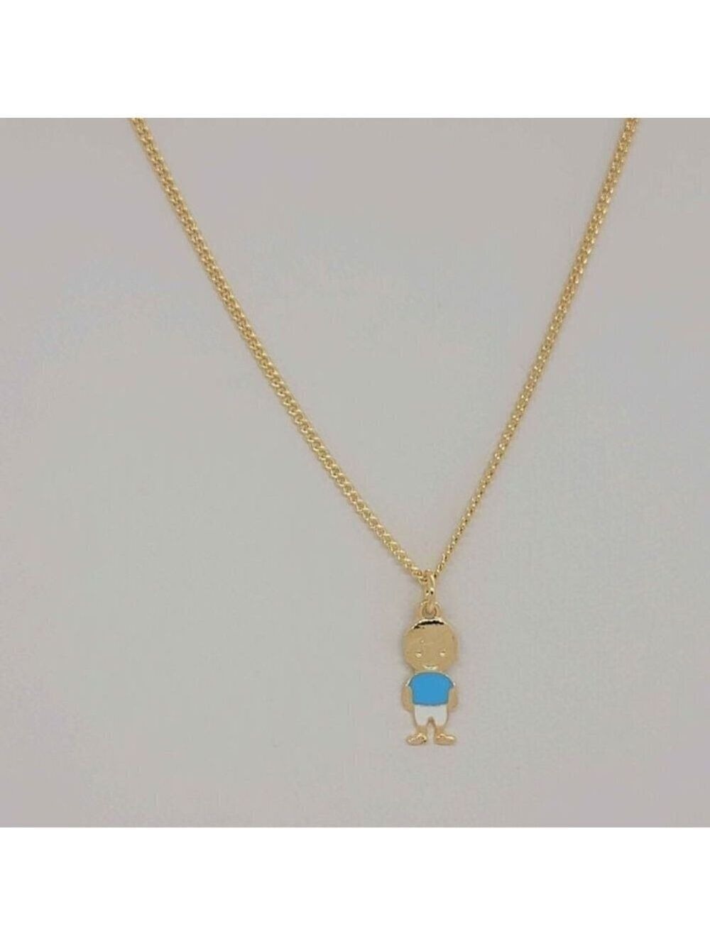 last one Brand New Brazilian 18k Gold Filled Boy Necklace